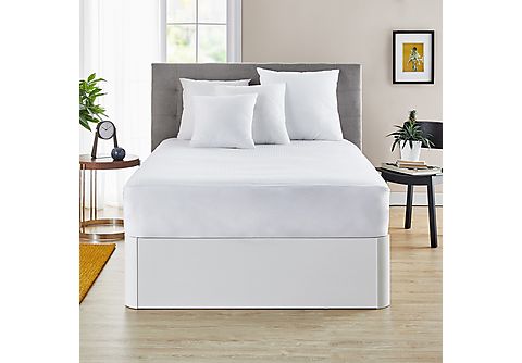 Protector de cama  - Funda de colchón cutí 100% algodón con laterales adaptables 80x190/200cm PIKOLIN HOME, Microfibra