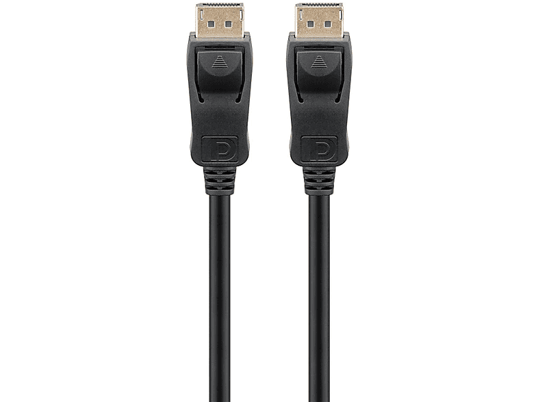 GOOBAY 65923 DP 1.2 DisplayPort-Kabel, Schwarz
