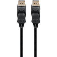 GOOBAY 65923 DP 1.2 DisplayPort-Kabel, Schwarz