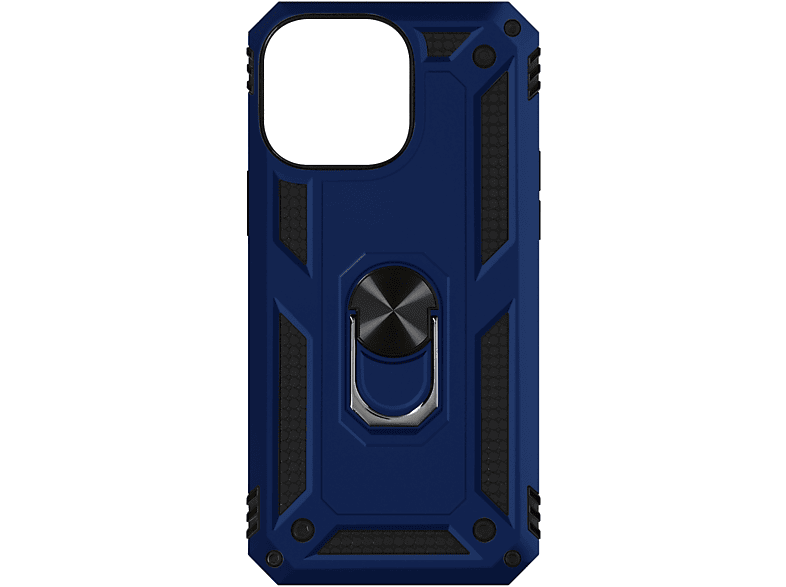 Max, AVIZAR Ring Pro iPhone Backcover, mit Handyhülle 15 Stoßfeste Dunkelblau Series, Apple,