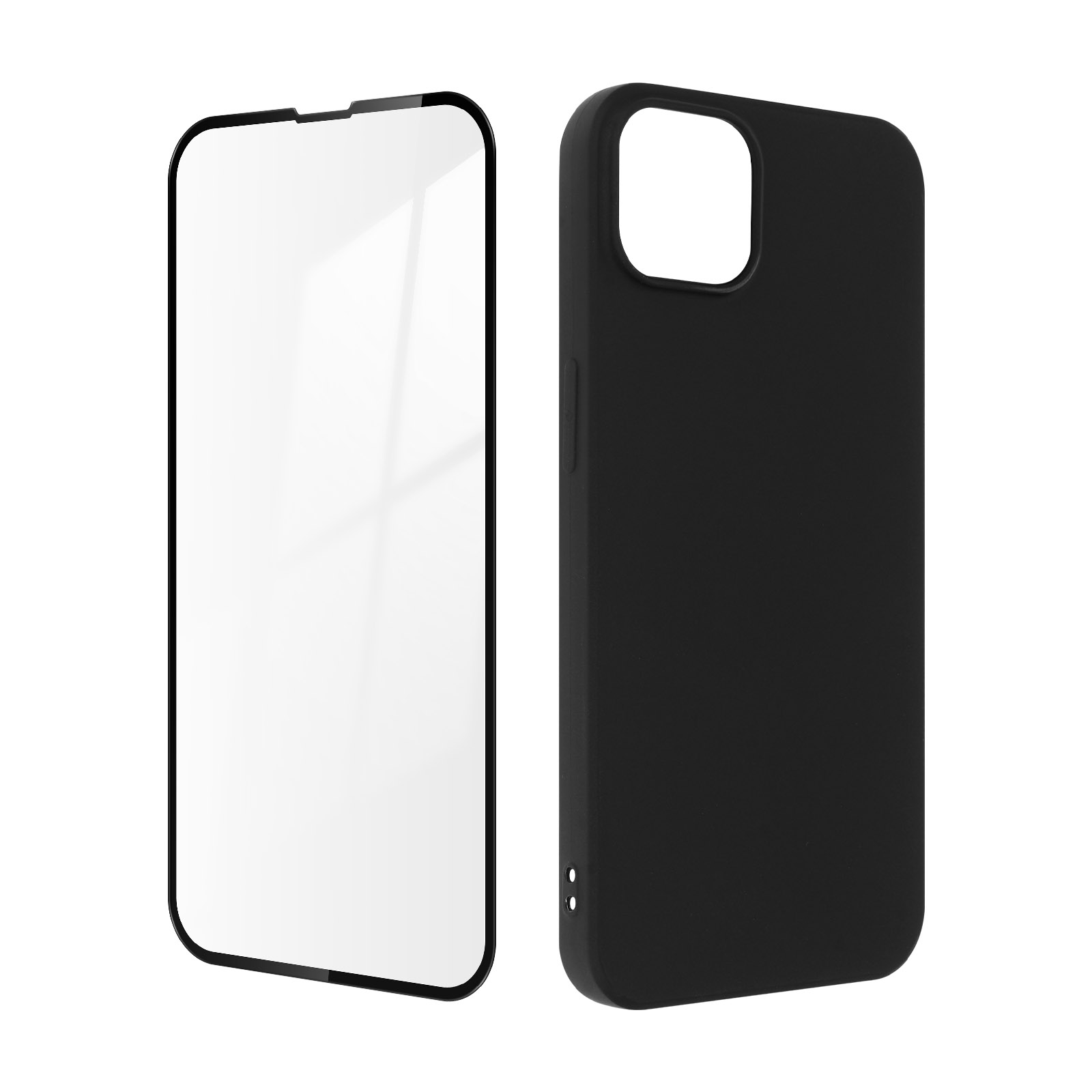 AVIZAR Black Pack Series, Backcover, 14 Apple, Schwarz iPhone Plus