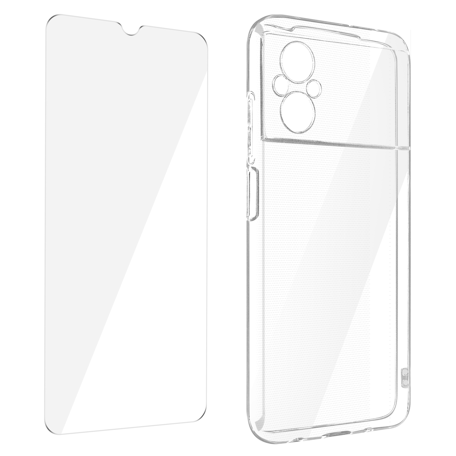 360 Folie Transparent M5, Series, und Hülle AVIZAR Xiaomi, Backcover, Poco Schutz,