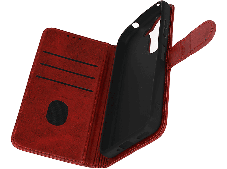 AVIZAR Bookstyle Series, Bookcover, Asus, Zenfone 10, Rot