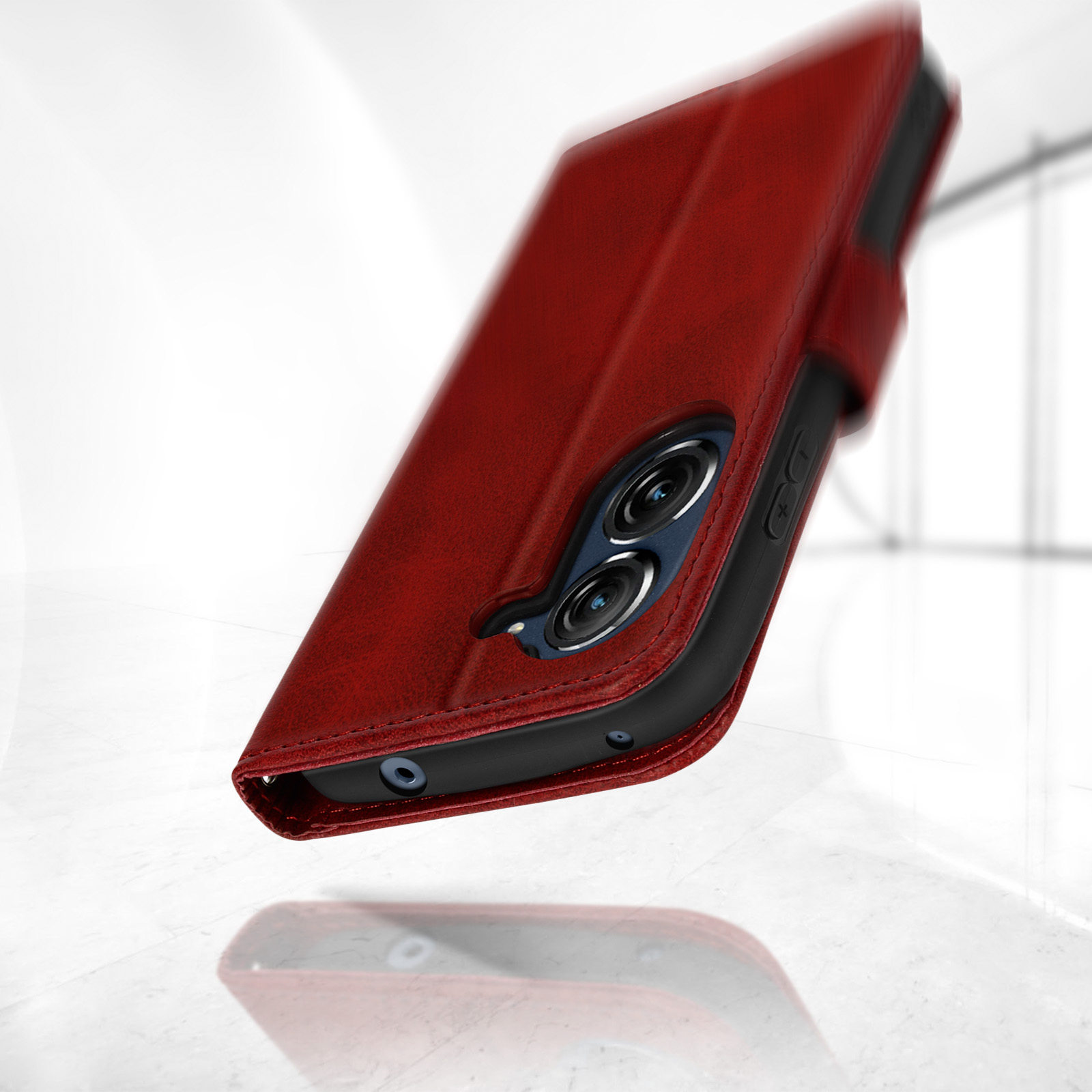 AVIZAR Bookstyle Series, Bookcover, Zenfone Asus, Rot 10