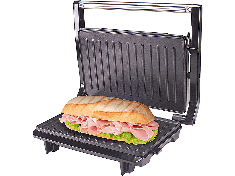 Sandwichera BEPER Ostiera, Panini maker, Sandwich make, 750 W, Inox