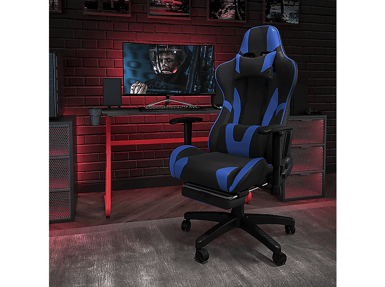 Silla gaming - FLASH FURNITURE CH-187230-BL-GG