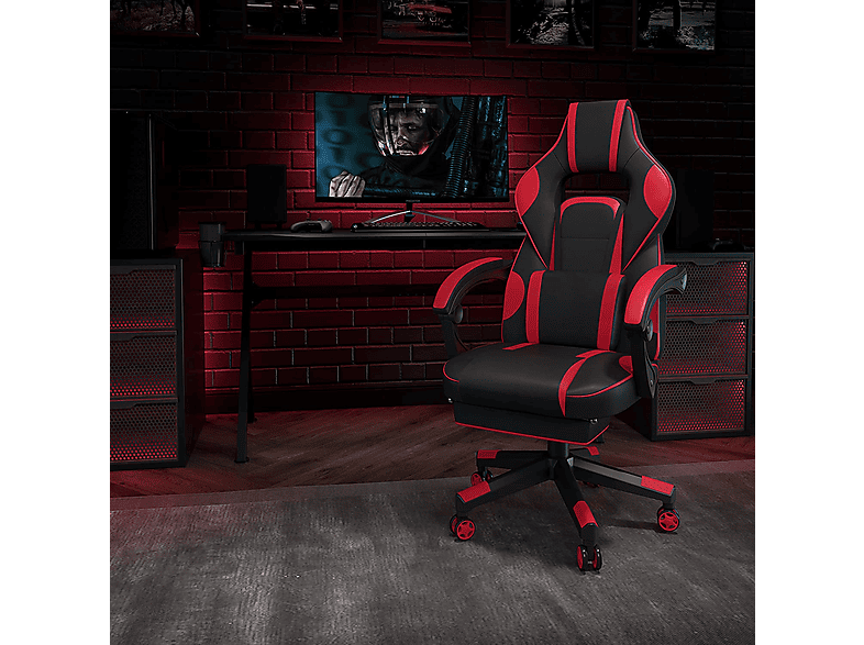 Silla gaming - FLASH FURNITURE CH-00288-RED-GG