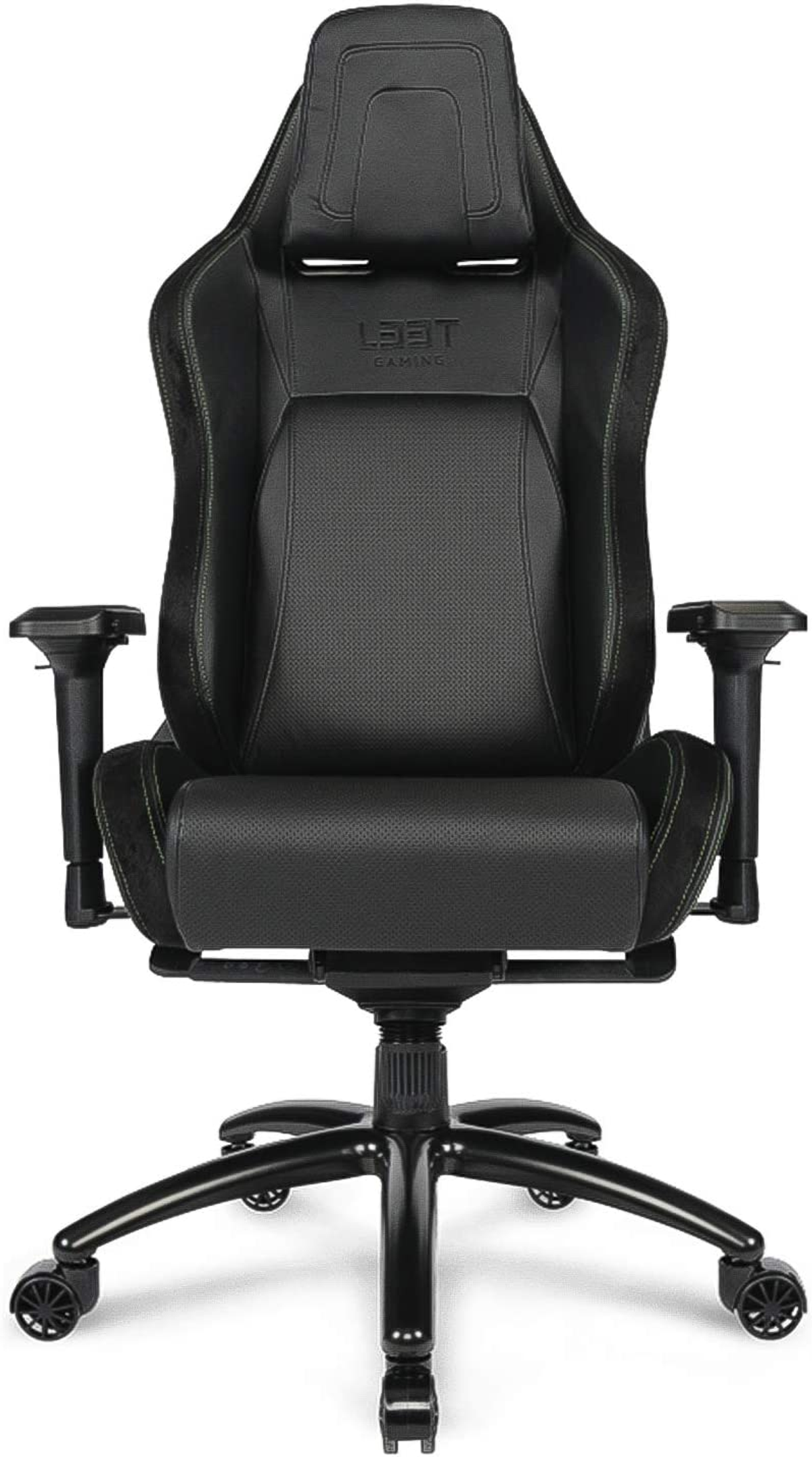 Schwarz/Grün Gaming E-Sport Stuhl, Pro L33T
