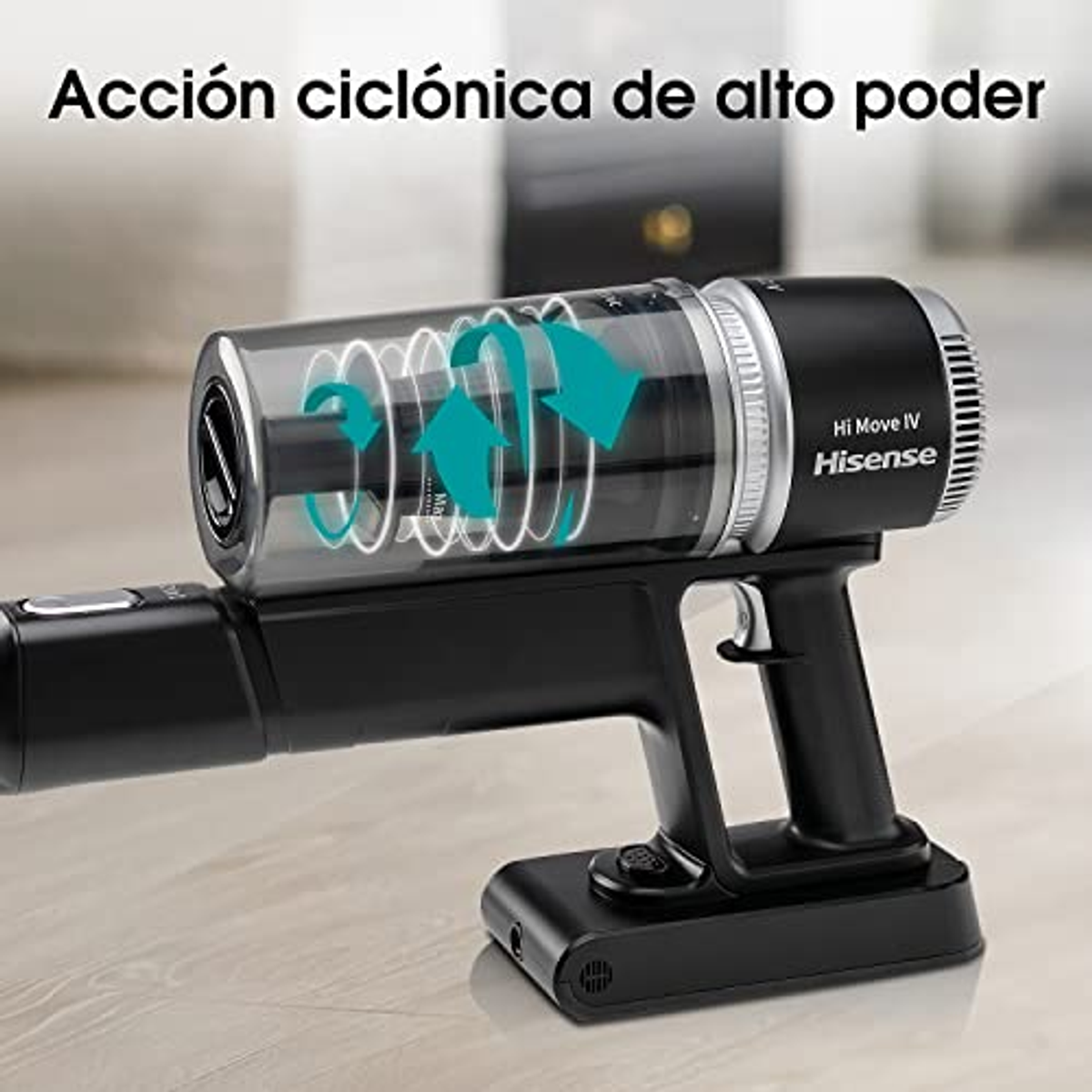 HISENSE HVC6264BK Stielsauger, Akkubetrieb, 150 Watt