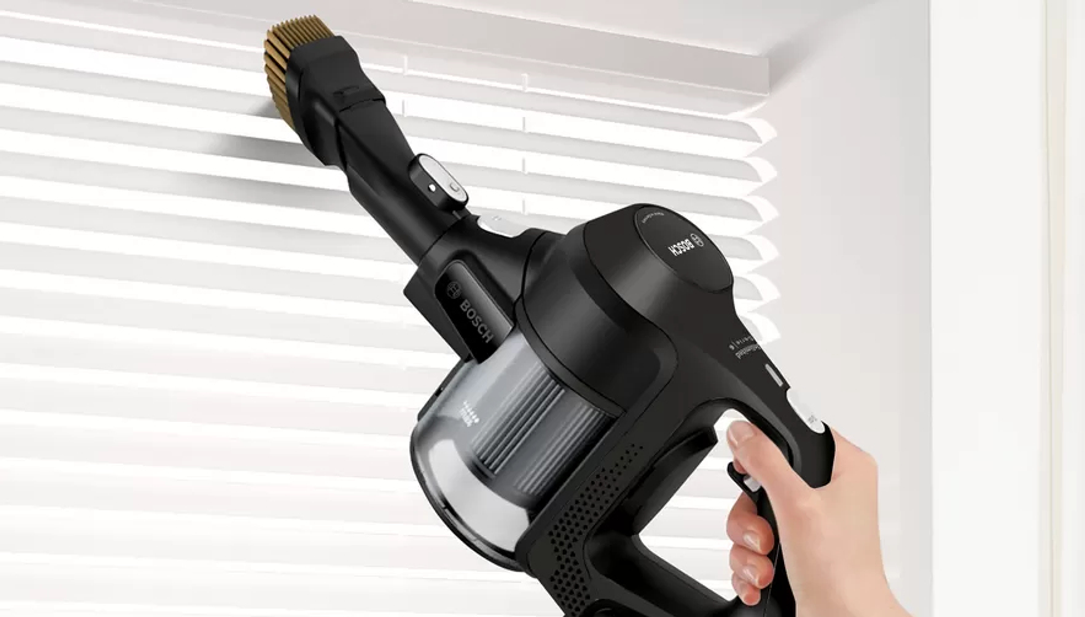 Aspirador escoba - BOSCH BBS611BSC, 54,00 W, Depósito 0,3 l, Autonomía 30 min, Negro