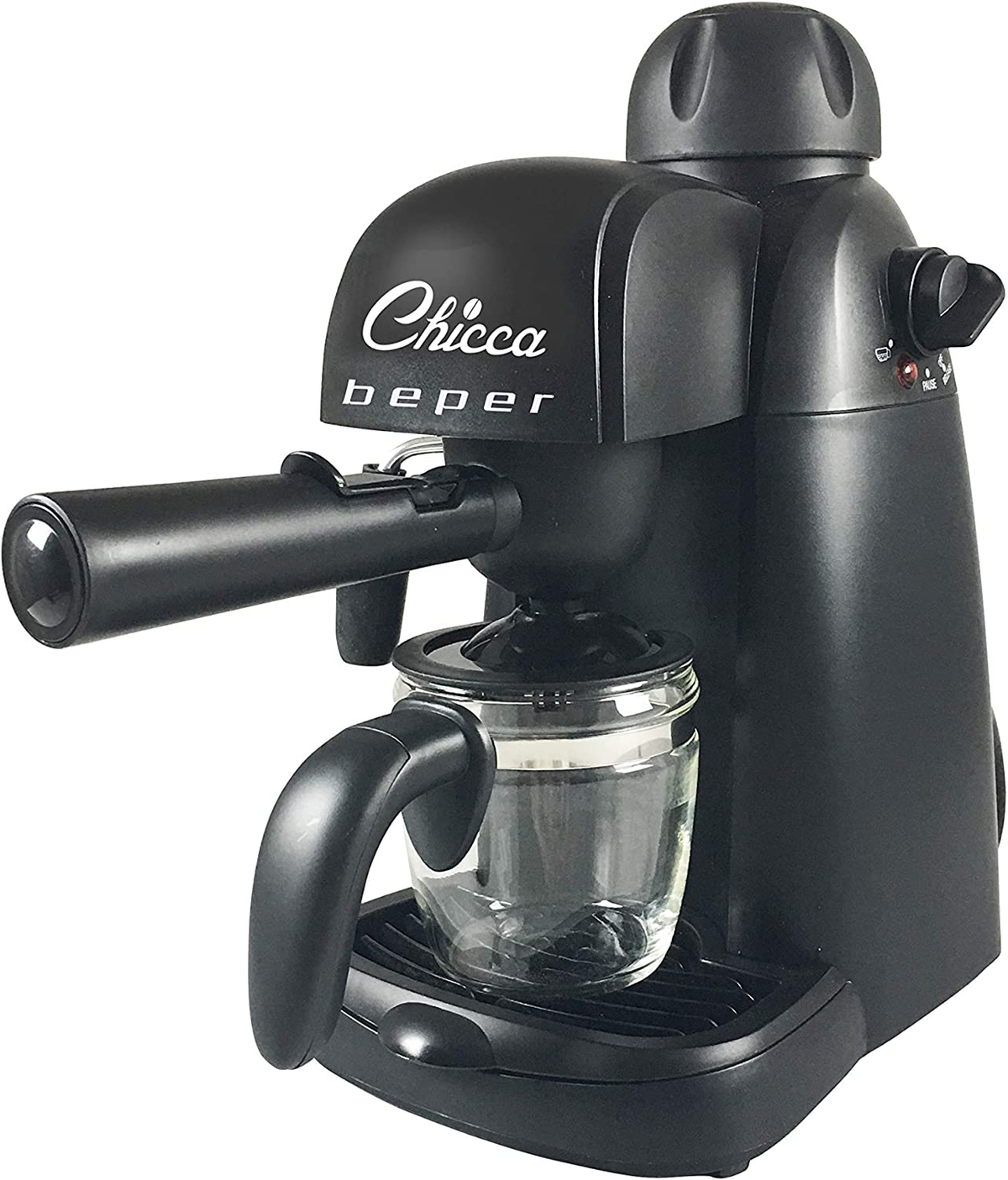 Cafetera express - BC.002 BEPER, 3,5 barbar, 800 W, Negro