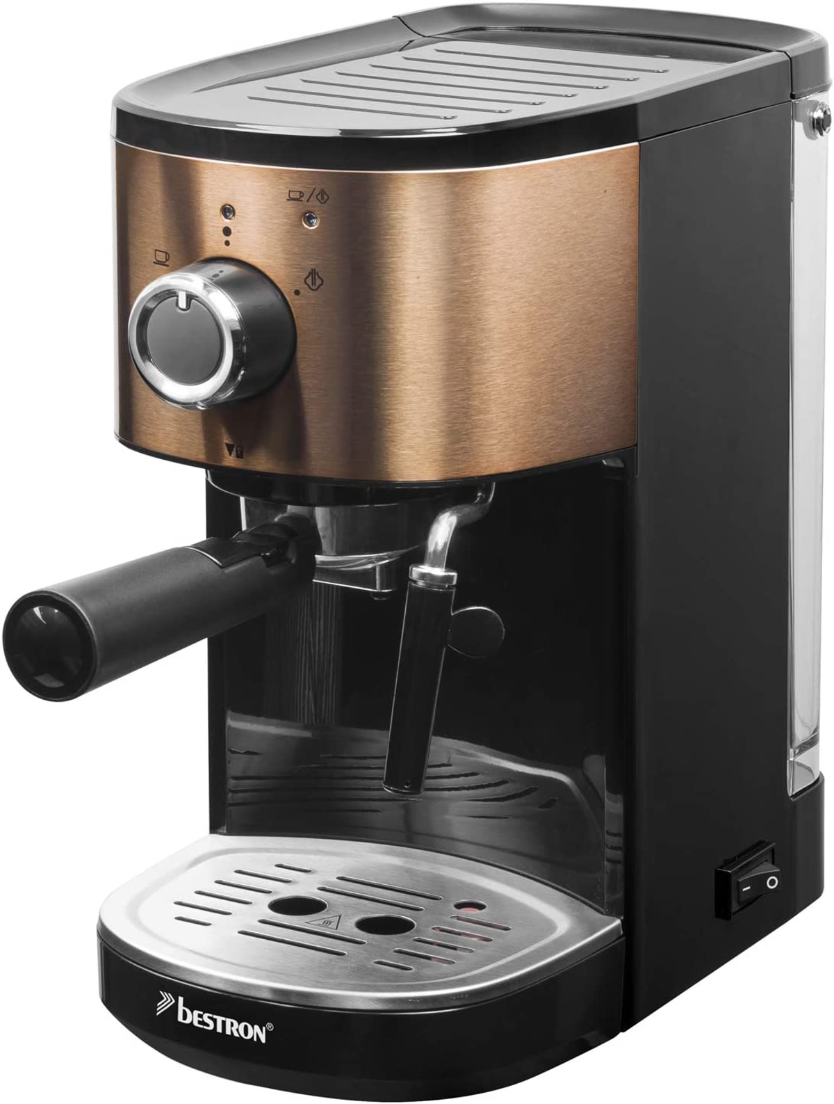 Cafetera express - AES1000CO BESTRON, 1450 W, Inox