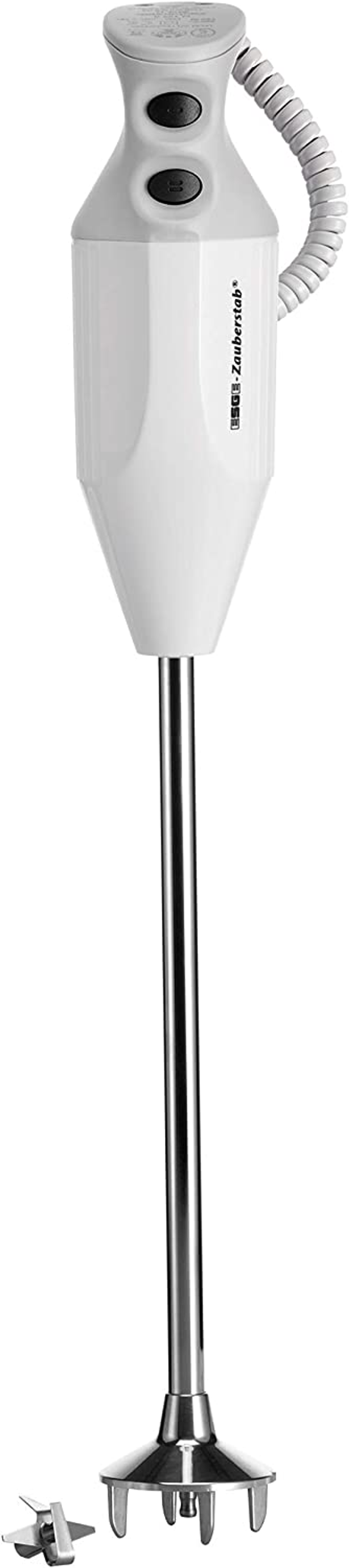 Esgezauberstab 350 Gastro max 90890 batidora de mano incluye accesorios hasta 22.000 rpm color blanco y gris 1