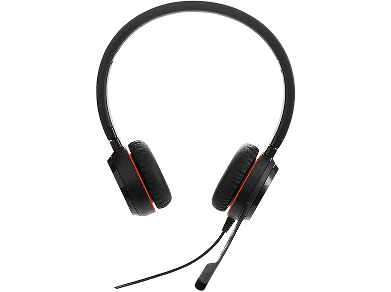 JABRA Evolve 30 II MS binaural, On-ear Headset schwarz