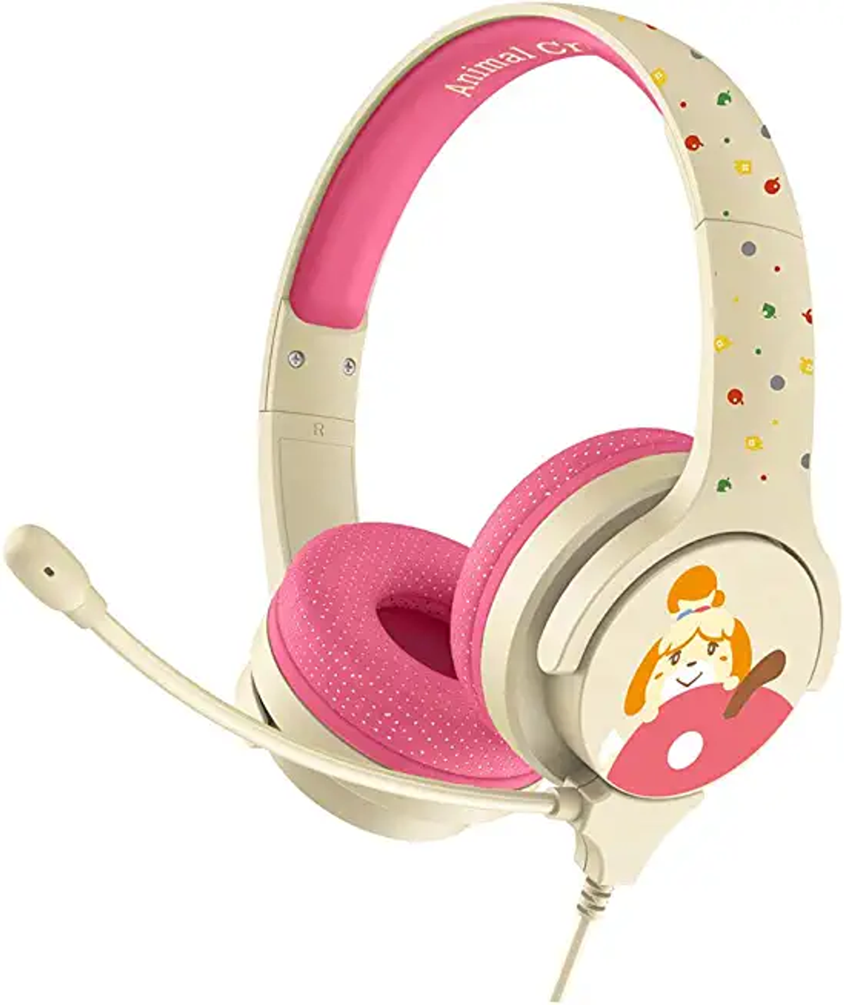 Auriculares gaming - AC0848 ANIMAL CROSSING, Circumaurales, Rosa