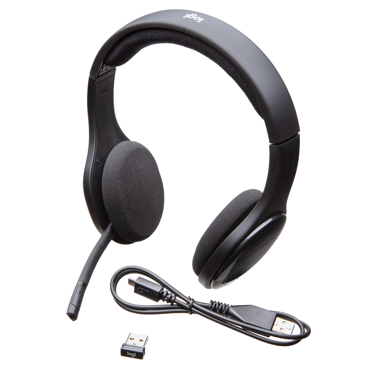 Bluetooth LOGITECH WL H800, Schwarz 981-000338 Headset On-ear