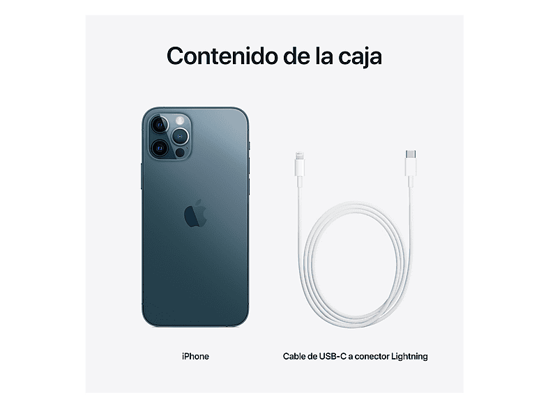 APPLE 1492286 MGMN3QL/A IPHONE 12 PRO PACIFIC BLUE 128GB, Azul