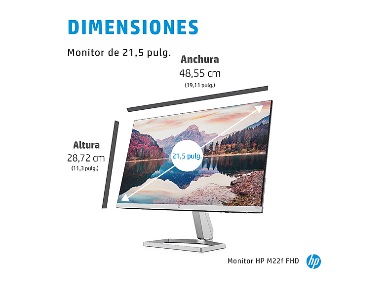 Monitor | HP M22f, 21,5