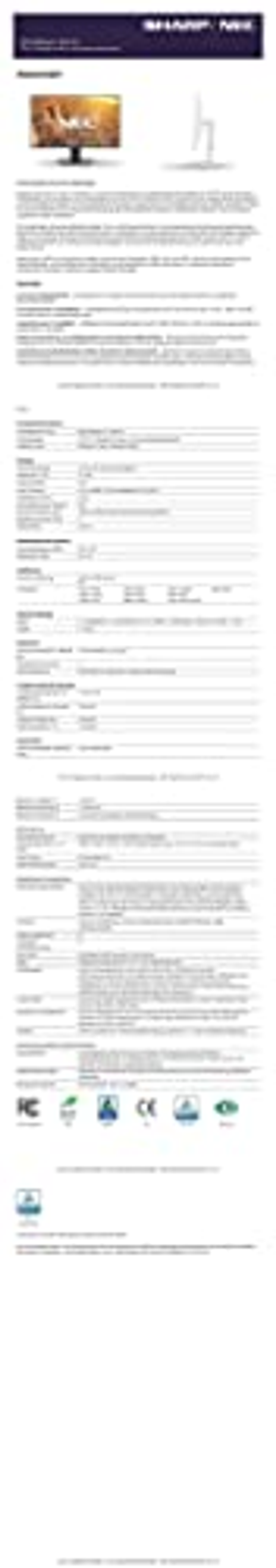 Documento lungo, specifiche, sfondo bianco.