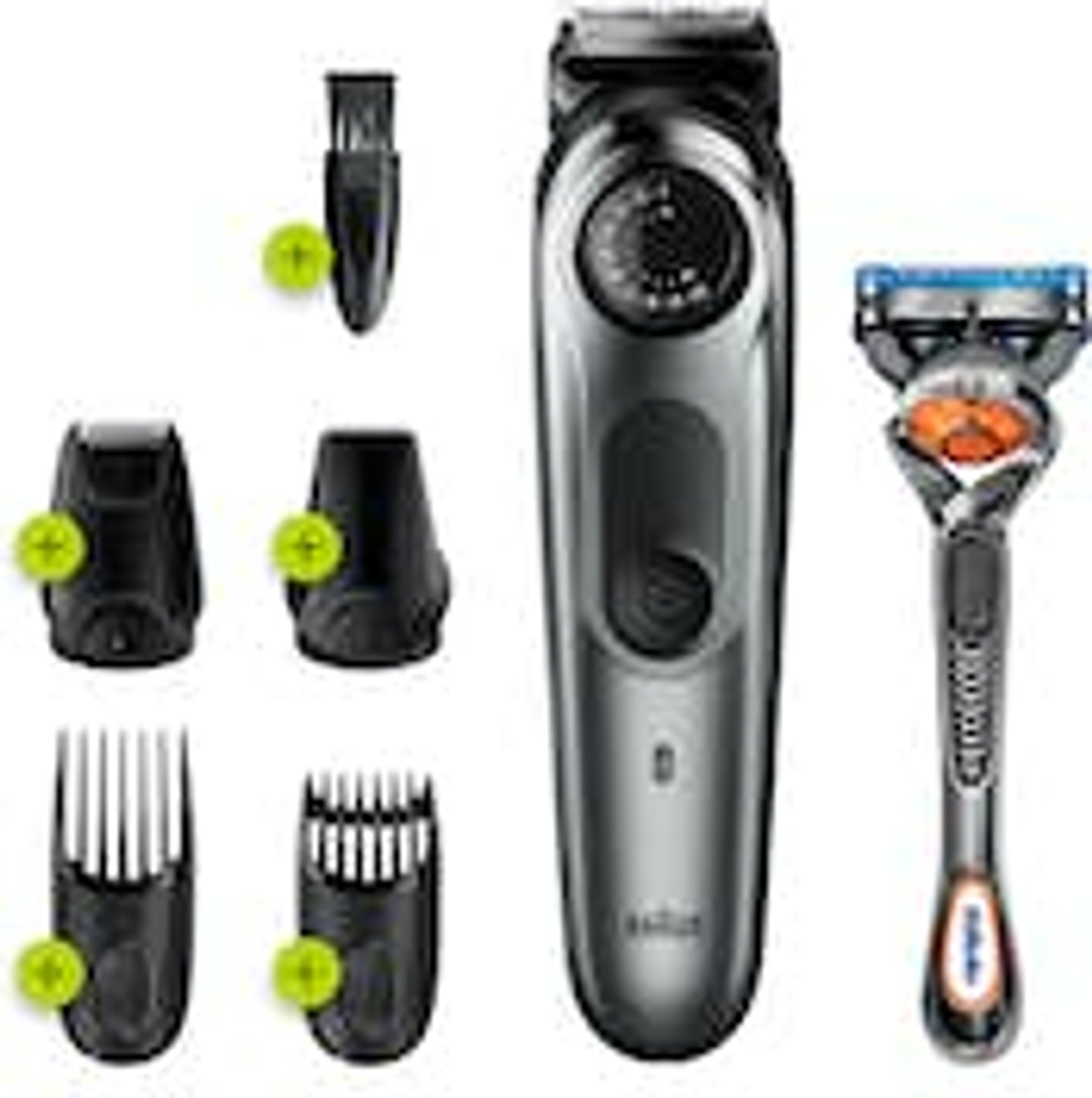 Barbero - 81705174 BRAUN, 100, Negro, Motor con detección automáticade la densidad de la barba para adaptar su potencia