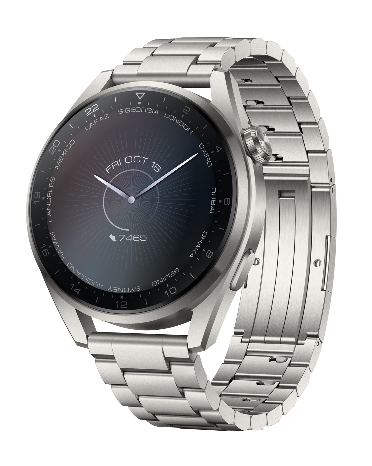 HUAWEI WATCH 3 Titanium Gray GALILEO-L50E GRAY Smartwatch ELITE 140-210 Steel, TITANIUM PRO mm, Stainless