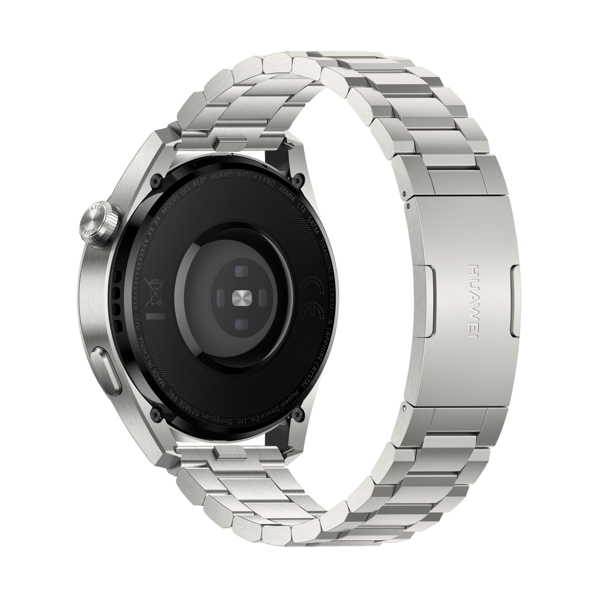 HUAWEI WATCH 3 140-210 Titanium TITANIUM Gray GRAY Steel, Smartwatch mm, PRO ELITE Stainless GALILEO-L50E
