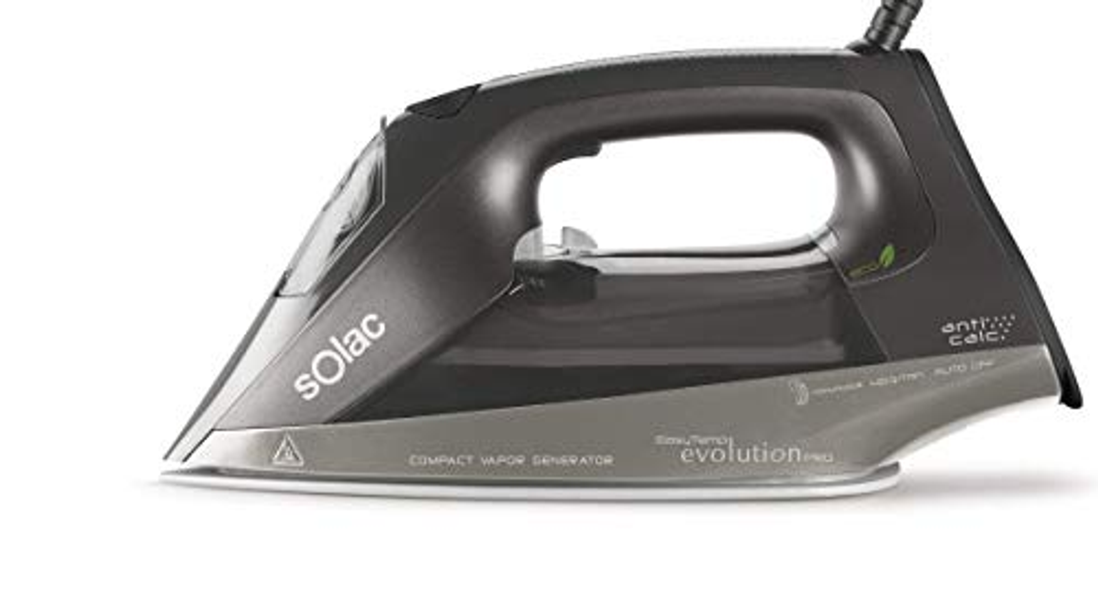 Plancha de vapor - S91868300 SOLAC, 250 ml, Gris