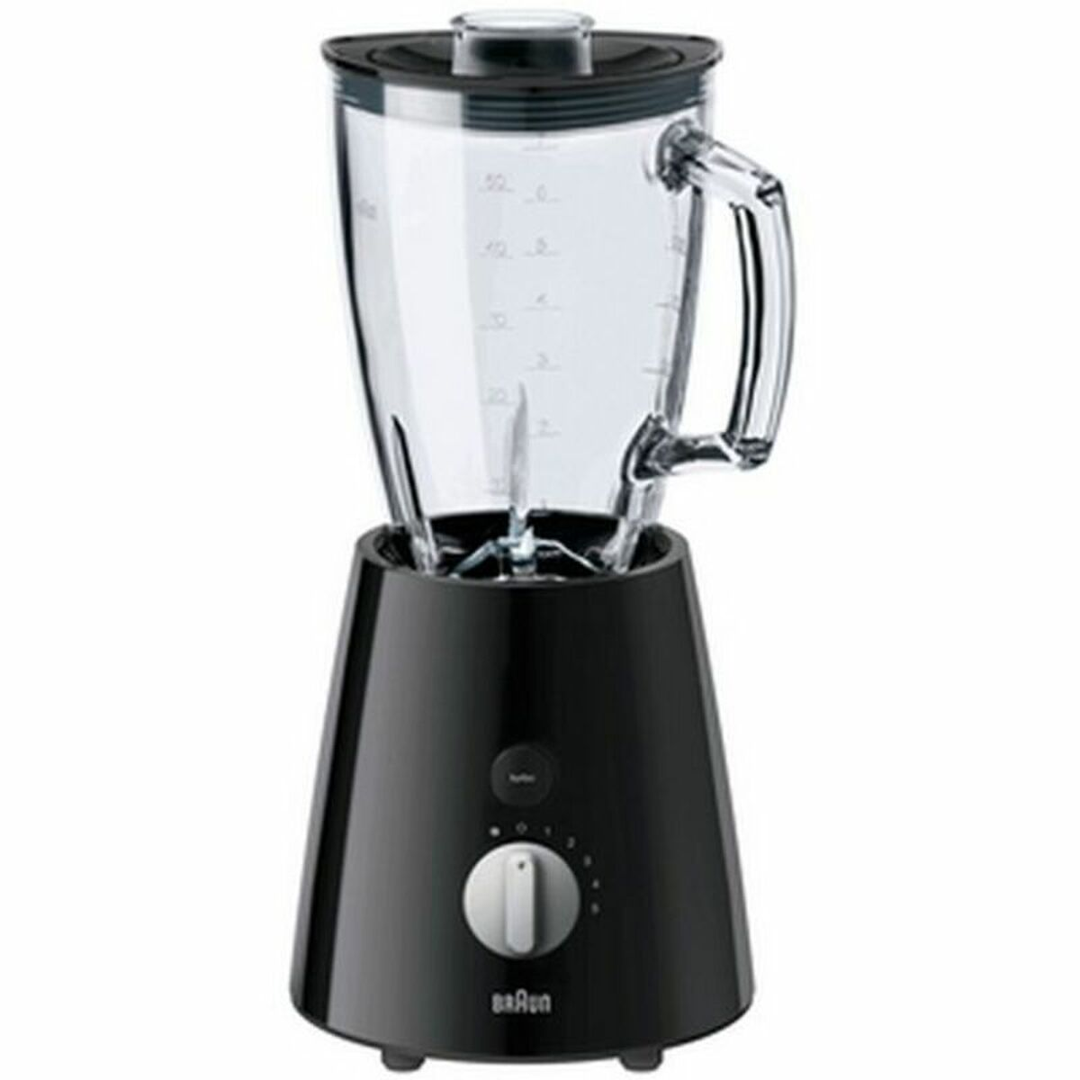 Batidora de Vaso - JB 3060 SW BRAUN, 800 W, 1 velocidades, Negro