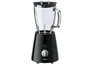 Batidora Vaso - JB 3060 SW BRAUN, 800 W, 1 velocidades, Negro | MediaMarkt