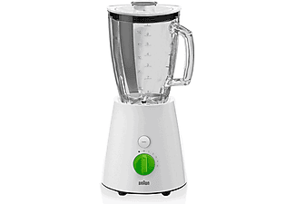 Batidora de - WHS BRAUN, 800 W, 1 velocidades, Blanco | MediaMarkt