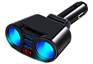 Cargadores - IMPERII Cargador de mechero de coche con 2x USB y 2x 31.0387 | MediaMarkt