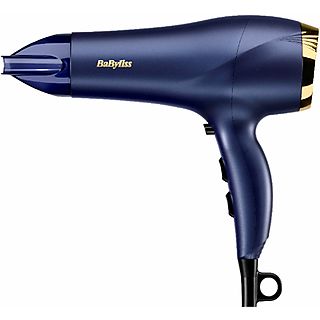 Secador de Pelo - BABYLISS 5781PE, 2300 W, 3 niveles temperatura, 2 velocidades, Azul