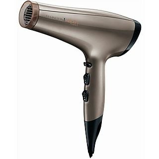 Secador de Pelo - REMINGTON AC8002, 2200 W, 3 niveles temperatura, Gris