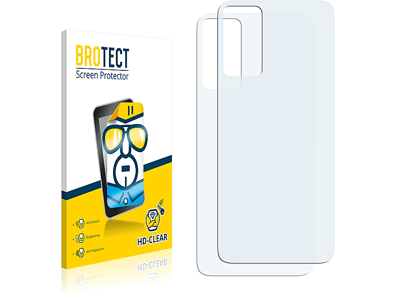 BROTECT 2x Xiaomi 11 Note Redmi klare Pro) Schutzfolie(für