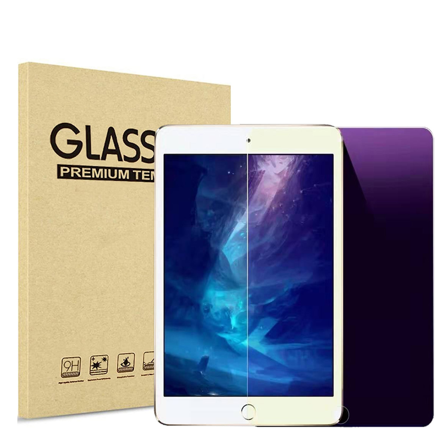 INF Tablet-Displayschutz aus Generation gehärtetem Glas, Apple iPad 10. 2er-Pack 2022) Displayschutzfolien(für