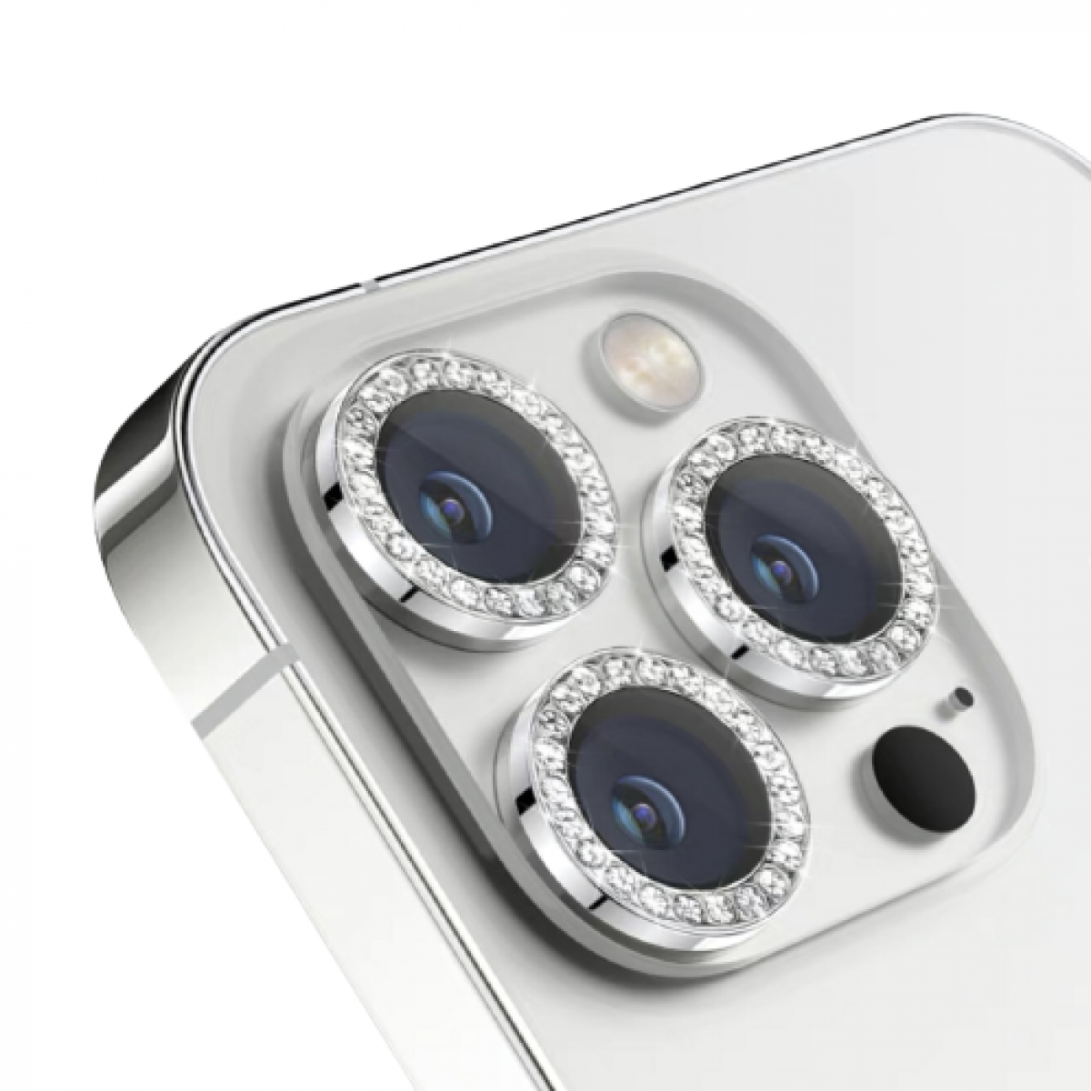 INF Kameraschutz mit im 13/13 2er-Pack Mini) Apple Linsenschutz(für iPhone Strasssteinen