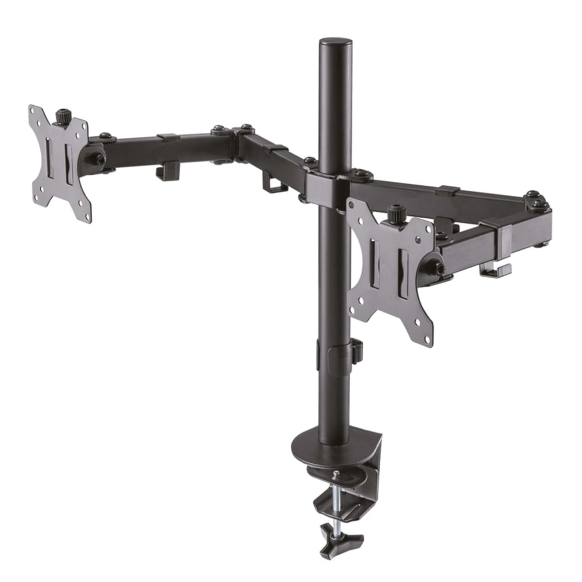 Tischhalterungen, Displays VESA NEOMOUNTS whitesmoke 10-32 8KG, Monitor Tischhalterung (für 2 Zoll, max. 75x75, Dual 100x100mm) FPMA-D550D