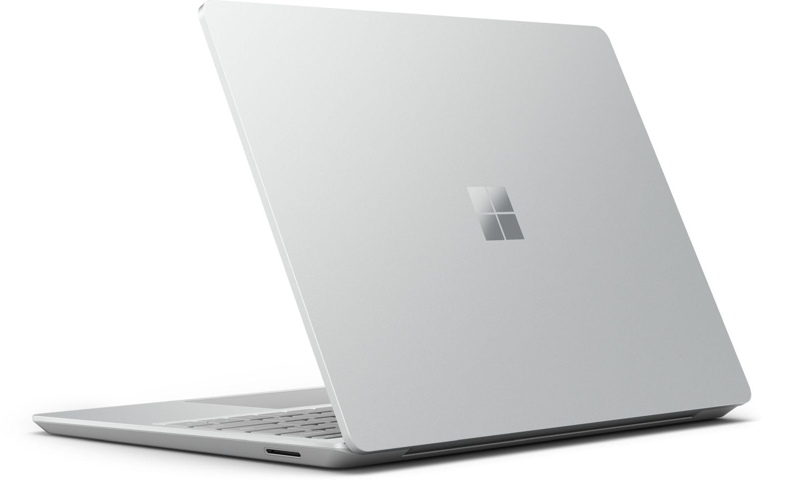 MICROSOFT Surface Laptop Go2, SSD, 16 i5 Iris 12,4 Prozessor, Intel RAM, 256 Notebook mit GB Graphics, Platin GB Zoll Display, Xe Intel® Core™