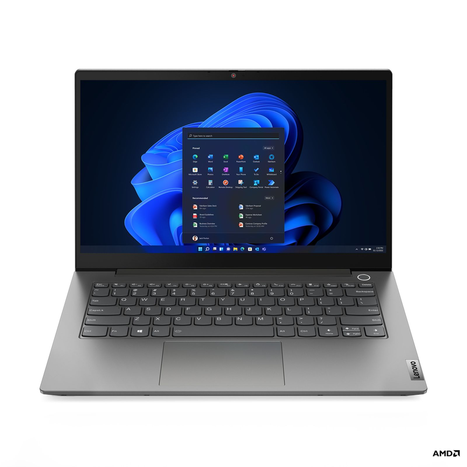 GB FHD 8 mit Prozessor, 8/256GB Notebook Radeon IPS 14 ThinkBook 5 AMD 14.0\