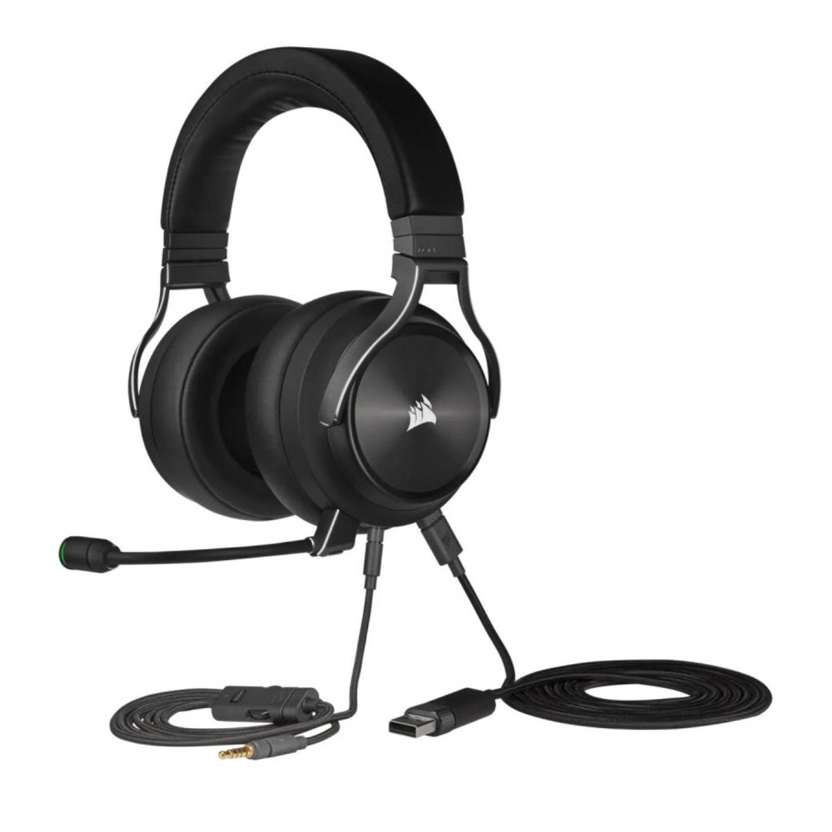 On-ear VIRTUOSO Headset WIRELESS RGB CORSAIR CA-9011188-EU Schwarz Bluetooth XT,