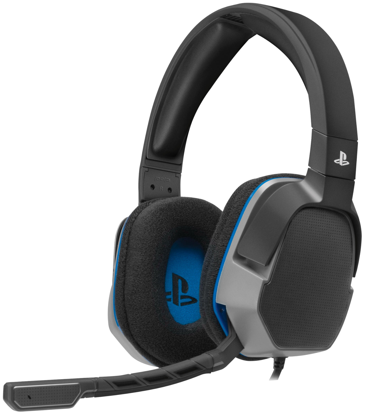 Auriculares gaming - PDP Afterglow LVL 3, Cancelación de ruido, Micrófono flexible, PS4