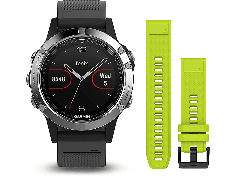 GARMIN FENIX 5 GRIS PIZARRA CON CORREA VERDE RELOJ 47MM