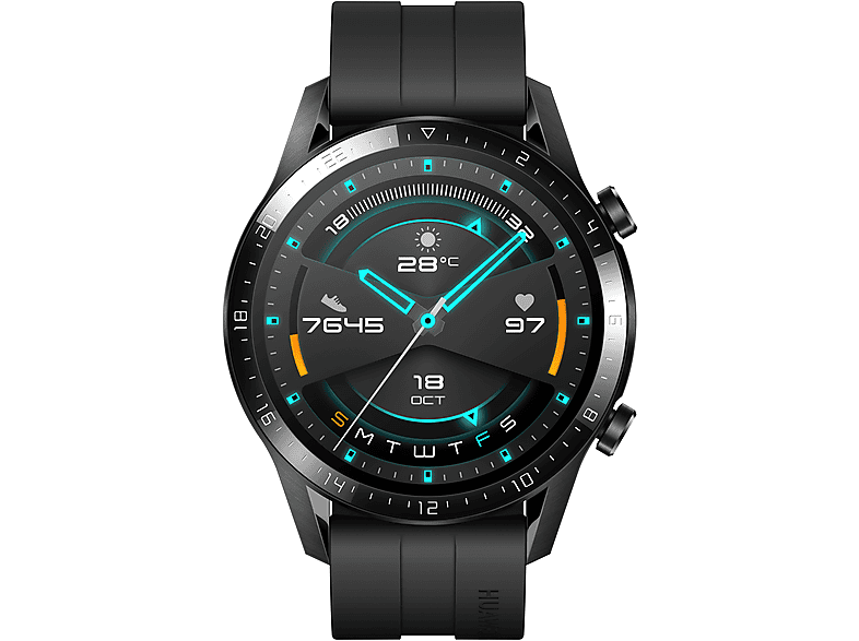 HUAWEI Watch GT 2, Smartwatch, Schwarz