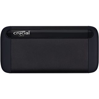 Disco duro SSD externo  - CT2000X8SSD9 CRUCIAL, USB|USB-C|WiFi, Flash, SSD, Negro
