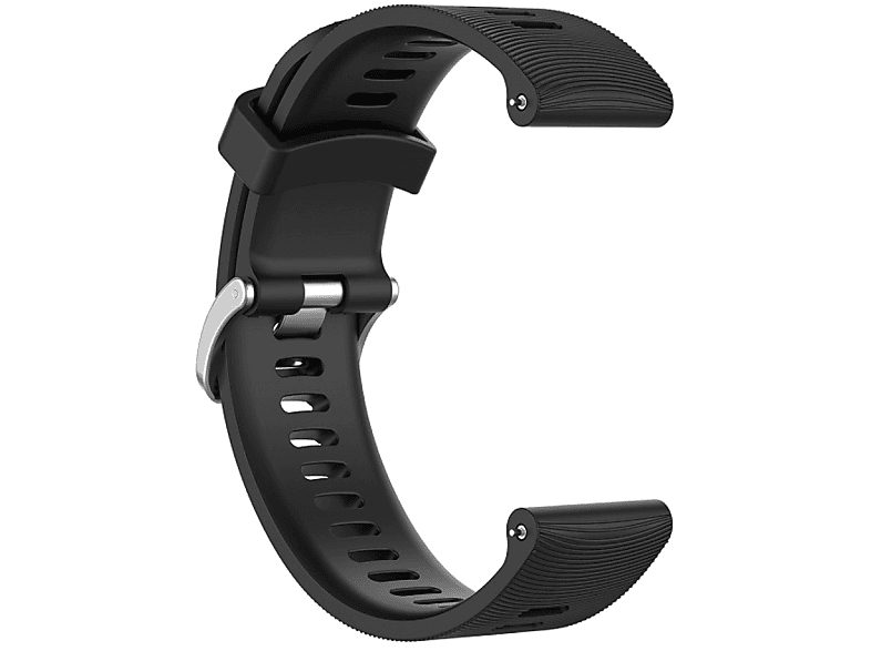 INF Armband für Silikon Schwarz watches Ersatzarmband, 245, 245 Forerunner 20mm Forerunner Garmin, Garmin bre, schwarz mit