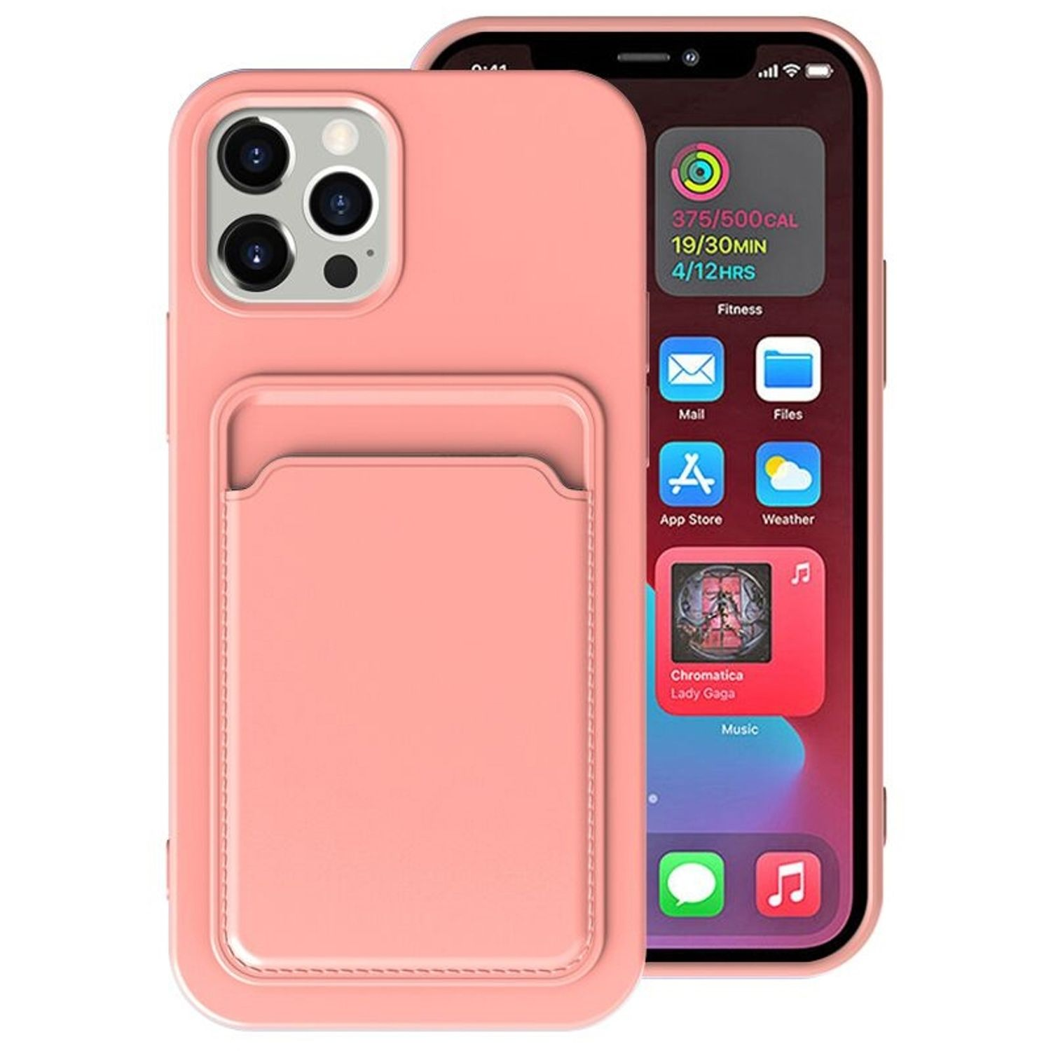 KÖNIG DESIGN Backcover, Apple, 12, Rosa iPhone Case