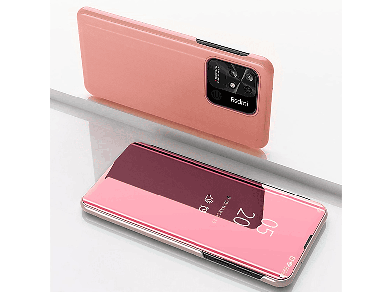 KÖNIG DESIGN Redmi Case, 10C, Roségold Full Cover, Xiaomi