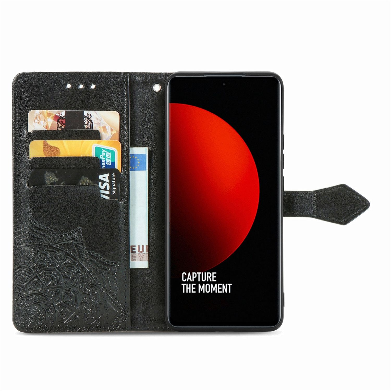 KÖNIG DESIGN Book Xiaomi, Bookcover, Ultra, Schwarz Case, 12S