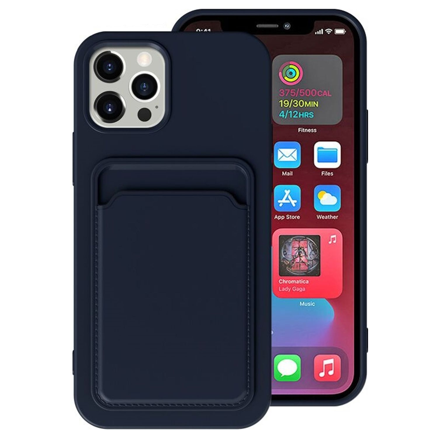 Case, Apple, iPhone Backcover, DESIGN Blau Pro Max, KÖNIG 12