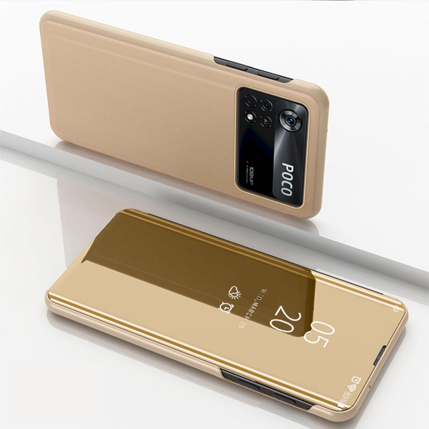 Cover, KÖNIG Full 5G, Xiaomi, DESIGN Case, Pro X4 Poco Gold